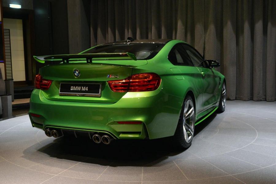  BMW M4 Coupe Java Green by Abu Dhabi Motors 2015 года  (фото 11 из 34)